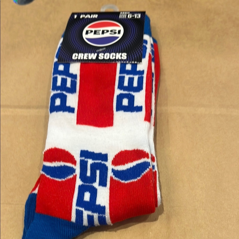 Pepsi Crew Socks - Red, White, and Blue